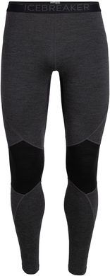 ICEBREAKER M 260 Zone Leggings, JET HTHR/BLACK