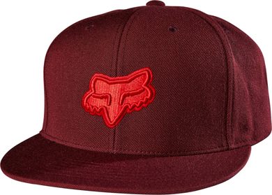 FOX Fret Snapback Burgundy - kšiltovka