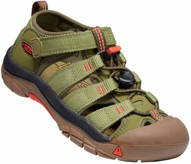 KEEN NEWPORT H2 YOUTH olive drab/orange