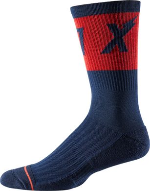 FOX 8' Trail Cushion Sock Wurd Navy