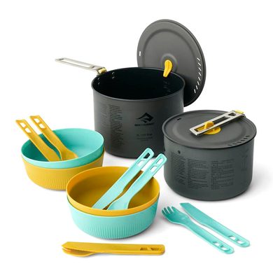 SEA TO SUMMIT Frontier UL Two Pot Cook Set - [4P] [14 Piece]