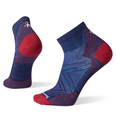 SMARTWOOL RUN ZERO CUSHION ANKLE, deep navy