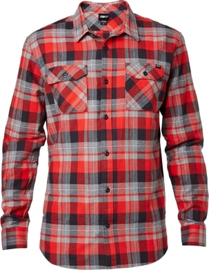 FOX Traildust Ls Flannel Flame Red - košile