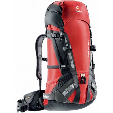 DEUTER Guide 45+ - skialpinistický batoh červený