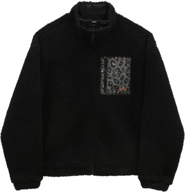 VANS ON THE WALL MOCK NECK ZIP Black