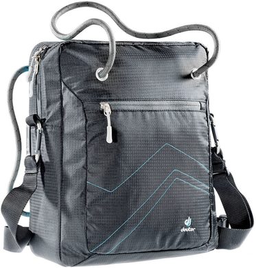 DEUTER Pannier black turquoise - nákupní taška černá