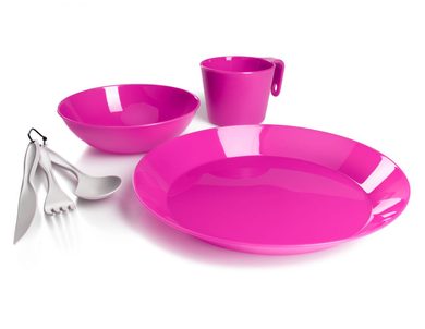 GSI OUTDOORS Cascadian 1 Person Table Set magenta