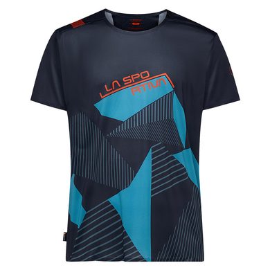 LA SPORTIVA Comp T-Shirt M, Deep Sea/Tropic Blue