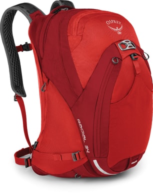 OSPREY Radial 34 lava red - městský batoh