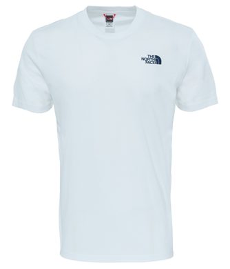 THE NORTH FACE M SS REDBOX CEL TEE, TNFWHT/URBNNAVY