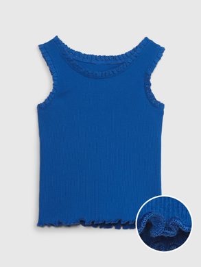 GAP 601875-06 Dětské tílko s krajkou Tmavě modrá