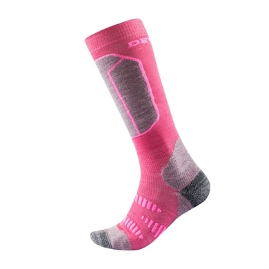 DEVOLD Alpine kid sock cerise