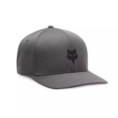 FOX Fox Head Tech Flexfit Hat, Steel Grey