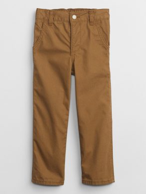 GAP 565211-01 Dětské plátěné kalhoty carpenter Hnědá