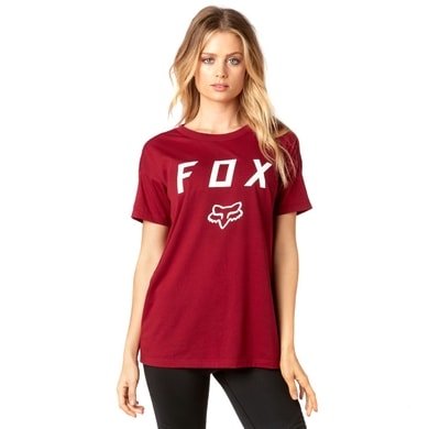 FOX District SS Crew Dark Red