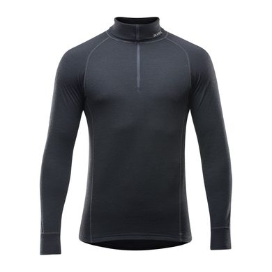 DEVOLD Duo active man zip neck, black