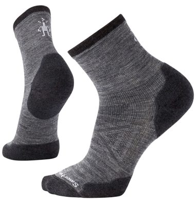 SMARTWOOL PHD RUN COLD WEATHER MID CREW, medium gray akce