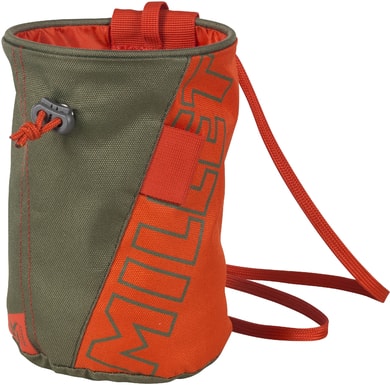 MILLET CHALK BAG grape leaf/orange