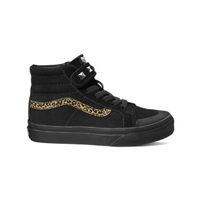 VANS JN SK8-HI REISSUE 138 V (SUEDE STUD), BLK/LEOPARD