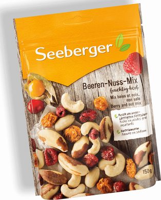 SEEBERGER Mixed dried fruits and nuts, 150g
