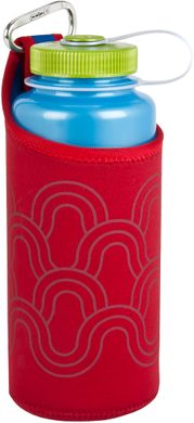 Bottle Clothing Graphic Neoprene 1000 ml, Red Wave