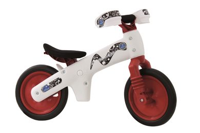 BELLELLI children's plastic bicycle, red and white