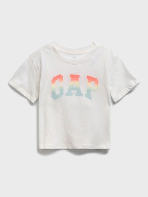 GAP 683651-01 Dětské tričko z organické bavlny Bílá