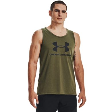 UNDER ARMOUR SPORTSTYLE LOGO TANK, green