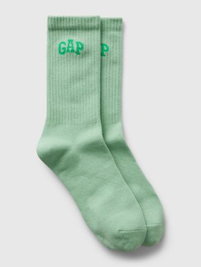 GAP Vysoké ponožky s logem Zelená