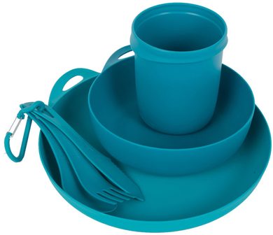 SEA TO SUMMIT Delta Camp Set (Bowl, Plate, Mug, Cutlery) Pacific blue