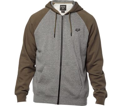 FOX LEGACY ZIP FLEECE Bark