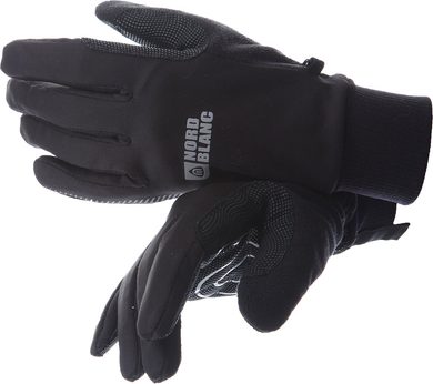 NORDBLANC NBWG4700 VIGOUR crystal černá - Softshellové rukavice