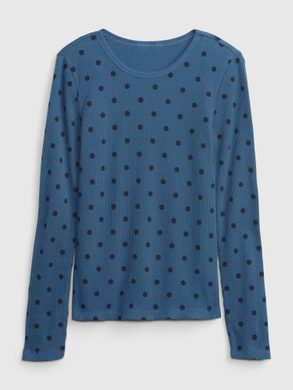 GAP 455701-01 Dětské bavlněné tričko Modrá