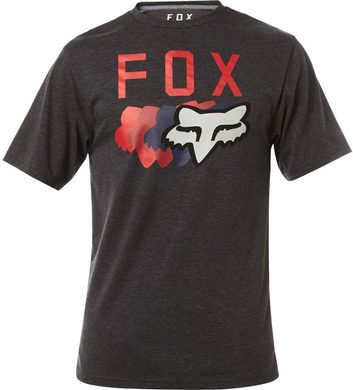 FOX 74 wins ss tech tee Heather Black