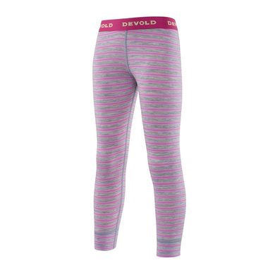 DEVOLD Breeze Kid Long Johns Peony stripes