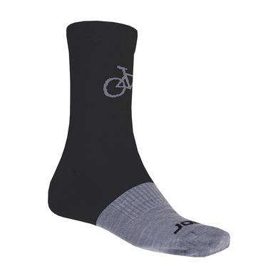 SENSOR TOUR MERINO WOOL black/grey