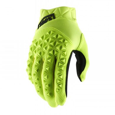 100% AIRMATIC Youth Gloves Fluo Yellow/Black