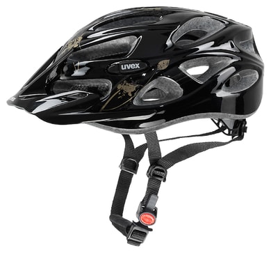 UVEX ONYX LADY LINE black butterfly gold - women's xc helmet black