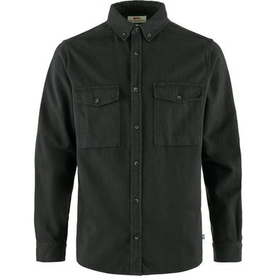 FJÄLLRÄVEN Övik Twill Shirt M, Dark Grey-Dark Grey