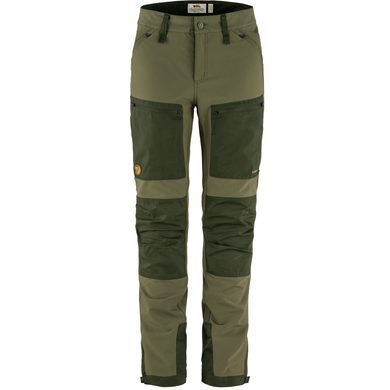 FJÄLLRÄVEN Keb Agile Trousers W, Laurel Green-Deep Forest