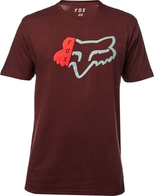 FOX Zerio Ss Premium Tee, dark maroon