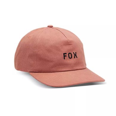 FOX W Wordmark Adjustable Hat, Cordovan