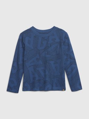 GAP 753674-02 Dětské tričko s logem Tmavě modrá