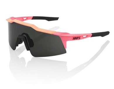 100% Speedcraft SL - Matte Washed Out Neon Pink - Smoke Lens