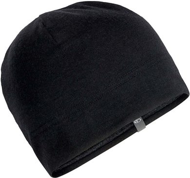 ICEBREAKER U MOGUL BEANIE - BLACK