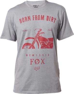 FOX Wicken Ss Tee Heather Graphite