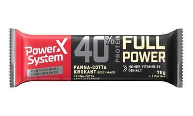 POWER SYSTEM Protein Bar 40% Panna-Cotta Brittle, 70 g