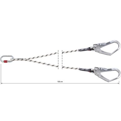 CAMP Rope Lanyard Double; +0981 + 2x2017; 155cm