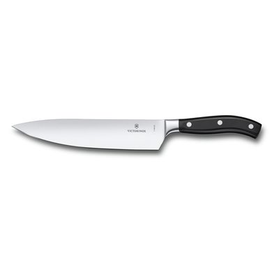 VICTORINOX kuchařský Grand Maître, kovaný, 22 cm, plast, černý