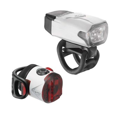 LEZYNE LED KTV DRIVE / FEMTO USB PAIR WHITE